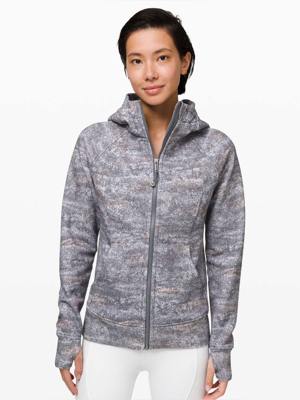 Lululemon Scuba Hoodie *Light Cotton Fleece Frozen Vista Alpine White Multi 10